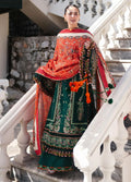 Hussain Rehar 003 Unstitched Luxury Dhanak Heavy Embroidered 3PC Suit