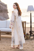 Qalamkar 3PC Unstitched Luxury Lawn Chikenkari Heavy Embroidered Suit
