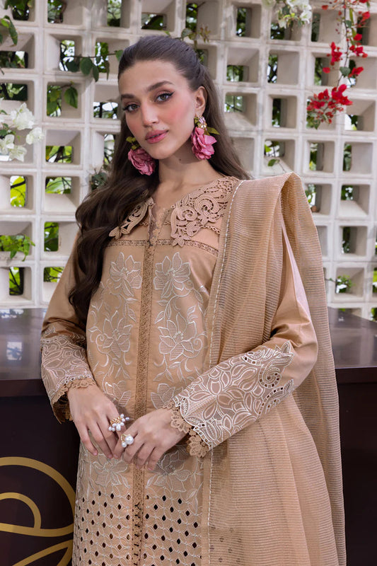 Rang Rasiya 3PC Unstitched Luxury Lawn Chikenkari Heavy Embroidered Suit