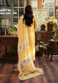 Kahf 3PC Unstitched Lawn Heavy Chikenkari Embroidered Suit With Ready To Wear Dupatta