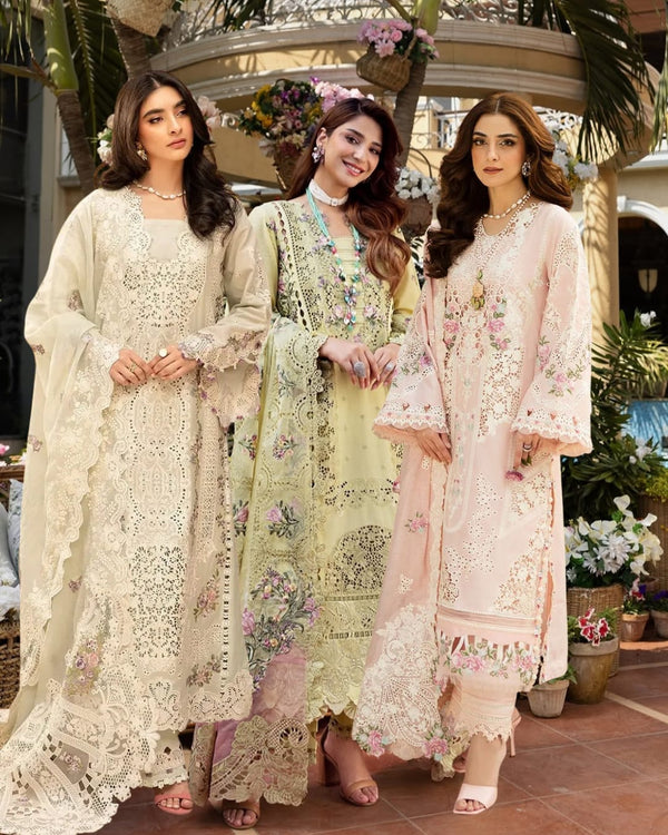 3Pc LUXURY EMB SUMMER