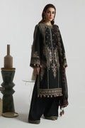Hussain Rehar 005 Unstitched Luxury Dhanak Heavy Embroidered 3PC Suit