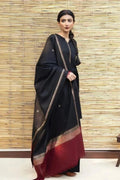 Dyot 001 Unstitched Luxury Dhanak Heavy Embroidered 3PC Suit