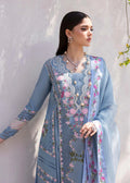 Crimson 006 Unstitched Luxury Dhanak Chikankari Heavy Embroidered 3PC Suit