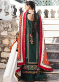 Hussain Rehar 003 Unstitched Luxury Dhanak Heavy Embroidered 3PC Suit