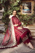 Maria B 001 Unstitched Luxury Dhanak Heavy Embroidered 3PC Suit