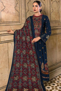 Bareeze 1711 Unstitched Luxury Dhanak Heavy Embroidered 3PC Suit With Laser Cut Shawl