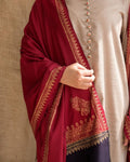 Dyot 002 Unstitched Luxury Dhanak Heavy Embroidered 3PC Suit