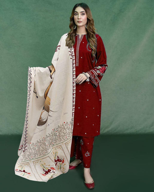 URGE PREMIUM QUALITY EMBROIDERED 3PC