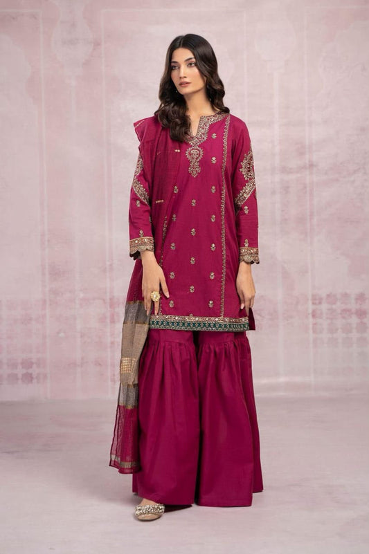 MARIA B.  PREMIUM QUALITY  EMBROIDERED 3 PIECE