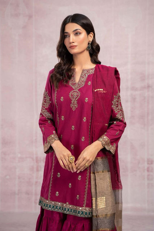 MARIA B.  PREMIUM QUALITY  EMBROIDERED 3 PIECE