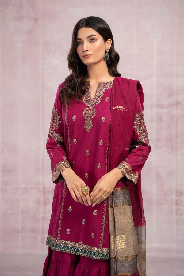 MARIA B.  PREMIUM QUALITY  EMBROIDERED 3 PIECE