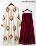 ETHNIC | ELEGANT EMBROIDERED SILK