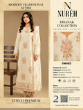 STITCHED  PREMIUM DHANAK HEAVY EMBROIDERED 3PC SUIT