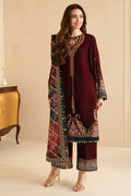 Jazmin 009 Unstitched Luxury Velvet Heavy Embroidered 3PC Suit