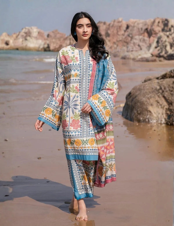 Bareeza Printed Lawn 3PC 6240