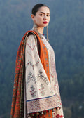 Hussain Rehar 3PC Unstitched Luxury Lawn Heavy Embroidered Suit