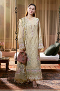 Jade 3PC Unstitched Luxury Lawn Chikenkari Heavy Embroidered Suit