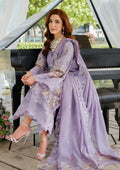 3 Piece Unstitched Heavy Embroidered Chickan Kari Lawn Suit ( Four-sided Embroidered Cotton Net Dupatta )