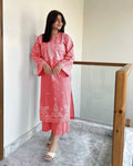 Azure 2-Piece Embroidered Lawn Suit