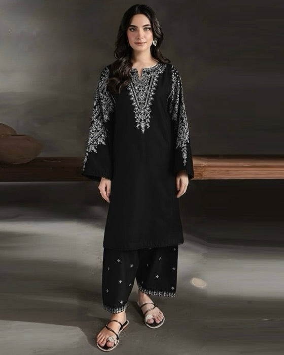 Sapphire 2-Piece Embroidered Lawn